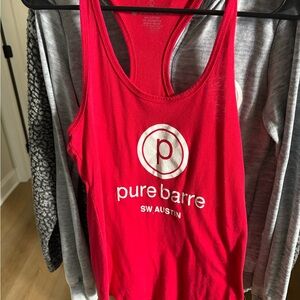 Pure Barre Red Workout Tank